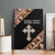 Personalized Ethiopian Orthodox Church Angel Canvas Wall Art Black Color