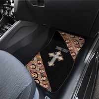 Personalized Ethiopian Orthodox Church Angel Car Mats Black Color