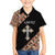 Personalized Ethiopian Orthodox Church Angel Family Matching Off Shoulder Maxi Dress and Hawaiian Shirt Black Color
