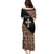 Personalized Ethiopian Orthodox Church Angel Family Matching Puletasi and Hawaiian Shirt Black Color
