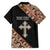 Personalized Ethiopian Orthodox Church Angel Family Matching Summer Maxi Dress and Hawaiian Shirt Black Color