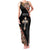 Personalized Ethiopian Orthodox Church Angel Family Matching Tank Maxi Dress and Hawaiian Shirt Black Color