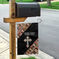Personalized Ethiopian Orthodox Church Angel Garden Flag Black Color