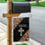Personalized Ethiopian Orthodox Church Angel Garden Flag Black Color
