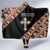 Personalized Ethiopian Orthodox Church Angel Hooded Blanket Black Color