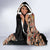 Personalized Ethiopian Orthodox Church Angel Hooded Blanket Black Color