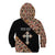 Personalized Ethiopian Orthodox Church Angel Kid Hoodie Black Color