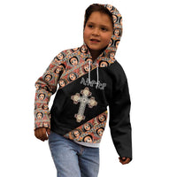 Personalized Ethiopian Orthodox Church Angel Kid Hoodie Black Color