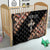 Personalized Ethiopian Orthodox Church Angel Quilt Black Color