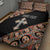 Personalized Ethiopian Orthodox Church Angel Quilt Bed Set Black Color