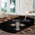 Personalized Ethiopian Orthodox Church Angel Round Carpet Black Color