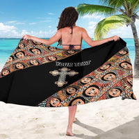 Personalized Ethiopian Orthodox Church Angel Sarong Black Color