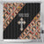 Personalized Ethiopian Orthodox Church Angel Shower Curtain Black Color