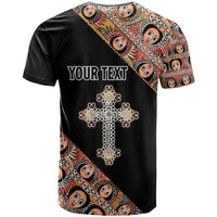 Personalized Ethiopian Orthodox Church Angel T Shirt Black Color