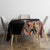 Personalized Ethiopian Orthodox Church Angel Tablecloth Black Color