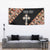 Personalized Ethiopian Orthodox Church Angel Tapestry Black Color