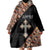 Personalized Ethiopian Orthodox Church Angel Wearable Blanket Hoodie Black Color
