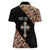 Personalized Ethiopian Orthodox Church Angel Women Polo Shirt Black Color