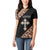 Personalized Ethiopian Orthodox Church Angel Women Polo Shirt Black Color