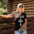 Personalized Ethiopian Orthodox Church Angel Women Polo Shirt Black Color