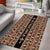 Ethiopian Tewahedo Angel Orthodox Area Rug Black Color