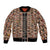 Personalized Ethiopian Tewahedo Angel Orthodox Bomber Jacket Black Color