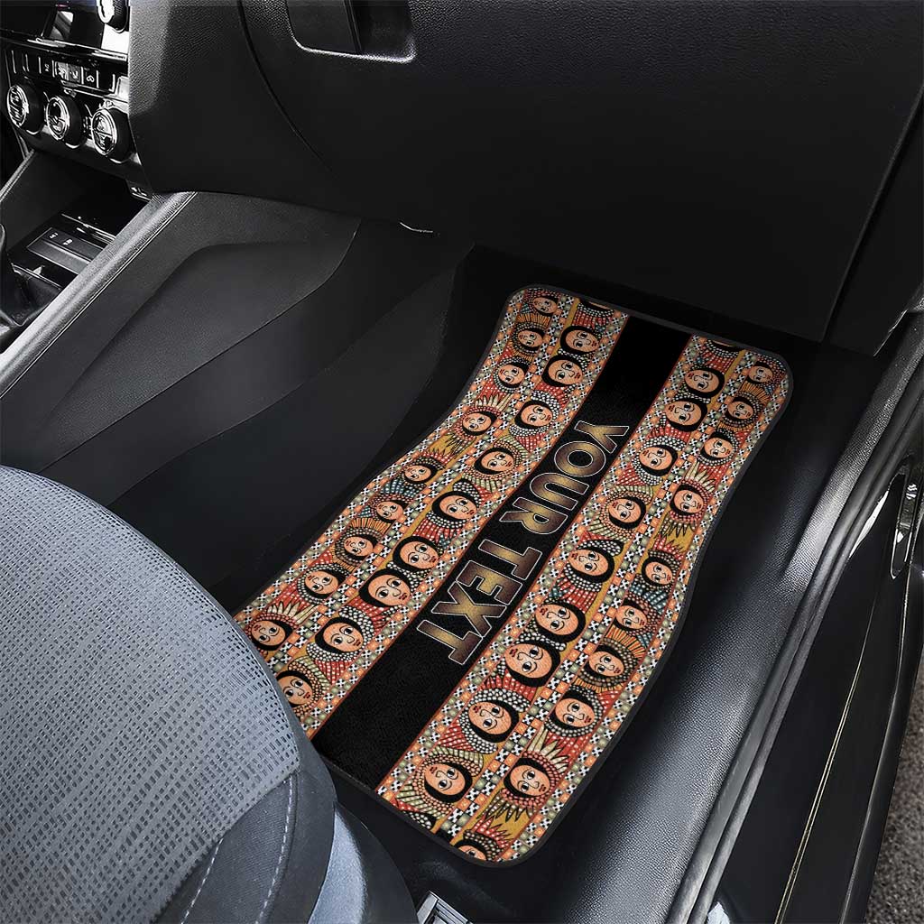 Ethiopian Tewahedo Angel Orthodox Car Mats Black Color