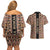 Personalized Ethiopian Tewahedo Angel Orthodox Couples Matching Off Shoulder Short Dress and Hawaiian Shirt Black Color