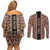 Personalized Ethiopian Tewahedo Angel Orthodox Couples Matching Off Shoulder Short Dress and Long Sleeve Button Shirt Black Color