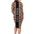 Personalized Ethiopian Tewahedo Angel Orthodox Family Matching Long Sleeve Bodycon Dress and Hawaiian Shirt Black Color