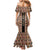 Personalized Ethiopian Tewahedo Angel Orthodox Family Matching Mermaid Dress and Hawaiian Shirt Black Color