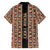 Personalized Ethiopian Tewahedo Angel Orthodox Family Matching Off The Shoulder Long Sleeve Dress and Hawaiian Shirt Black Color