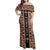 Personalized Ethiopian Tewahedo Angel Orthodox Family Matching Off Shoulder Maxi Dress and Hawaiian Shirt Black Color