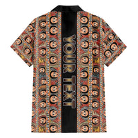 Personalized Ethiopian Tewahedo Angel Orthodox Family Matching Off Shoulder Short Dress and Hawaiian Shirt Black Color