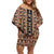 Personalized Ethiopian Tewahedo Angel Orthodox Family Matching Off Shoulder Short Dress and Hawaiian Shirt Black Color