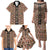 Personalized Ethiopian Tewahedo Angel Orthodox Family Matching Puletasi and Hawaiian Shirt Black Color