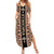 Personalized Ethiopian Tewahedo Angel Orthodox Family Matching Summer Maxi Dress and Hawaiian Shirt Black Color