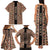 Personalized Ethiopian Tewahedo Angel Orthodox Family Matching Tank Maxi Dress and Hawaiian Shirt Black Color
