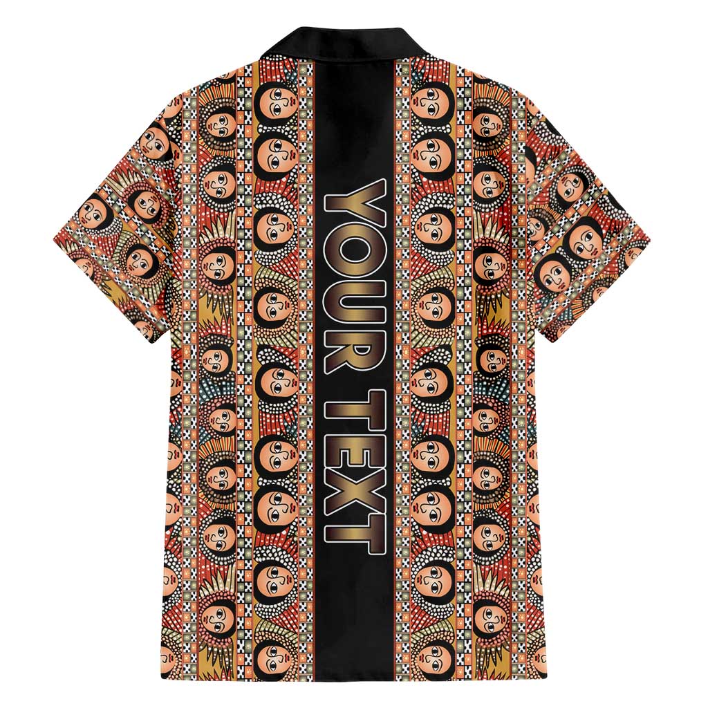 Personalized Ethiopian Tewahedo Angel Orthodox Hawaiian Shirt Black Color
