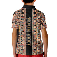 Personalized Ethiopian Tewahedo Angel Orthodox Kid Polo Shirt Black Color
