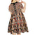 Personalized Ethiopian Tewahedo Angel Orthodox Kid Short Sleeve Dress Black Color