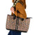 Ethiopian Tewahedo Angel Orthodox Leather Tote Bag Black Color