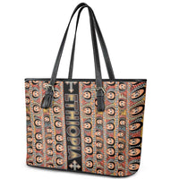 Ethiopian Tewahedo Angel Orthodox Leather Tote Bag Black Color
