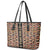 Ethiopian Tewahedo Angel Orthodox Leather Tote Bag Black Color