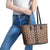 Ethiopian Tewahedo Angel Orthodox Leather Tote Bag Black Color