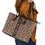 Ethiopian Tewahedo Angel Orthodox Leather Tote Bag Black Color