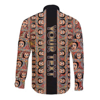 Personalized Ethiopian Tewahedo Angel Orthodox Long Sleeve Button Shirt Black Color