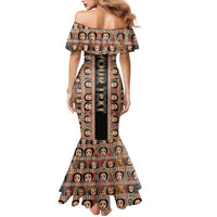 Personalized Ethiopian Tewahedo Angel Orthodox Mermaid Dress Black Color