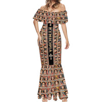 Personalized Ethiopian Tewahedo Angel Orthodox Mermaid Dress Black Color