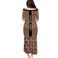 Personalized Ethiopian Tewahedo Angel Orthodox Puletasi Black Color